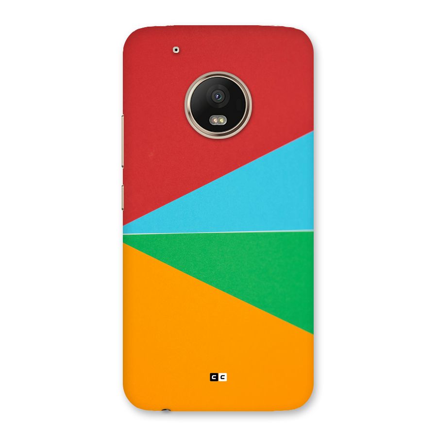 Summer Abstract Back Case for Moto G5 Plus