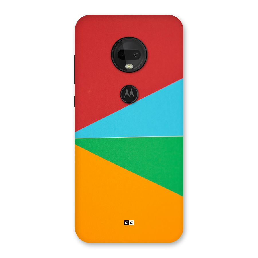 Summer Abstract Back Case for Moto G7