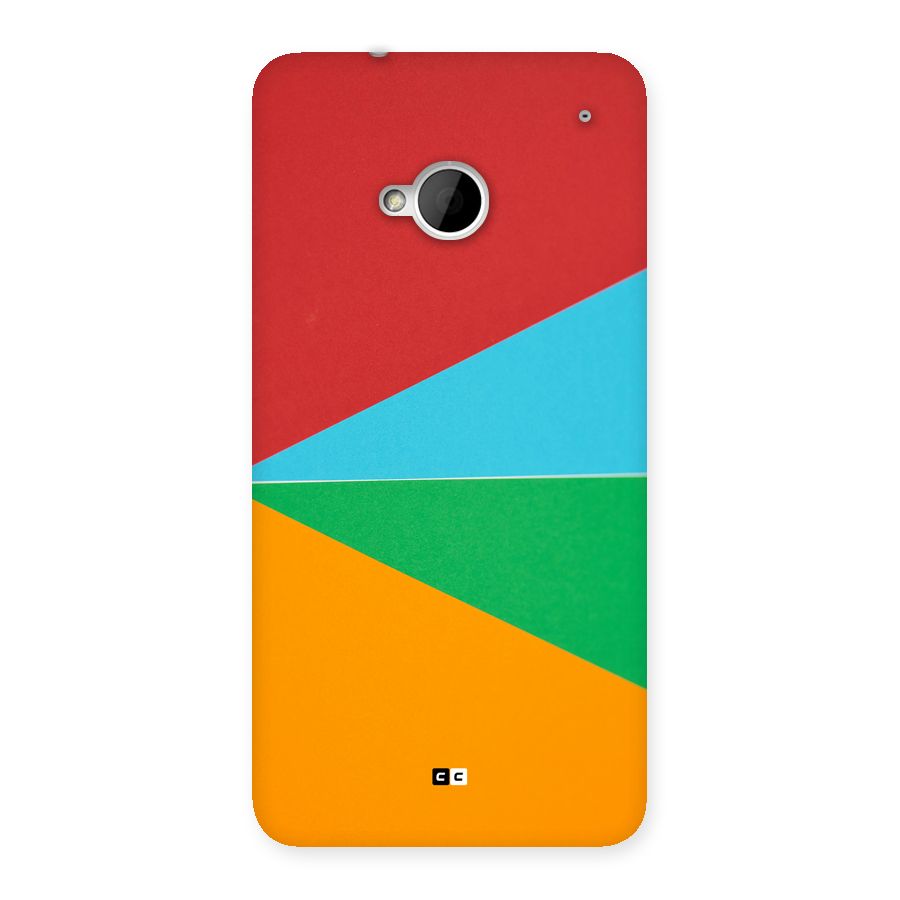 Summer Abstract Back Case for One M7 (Single Sim)