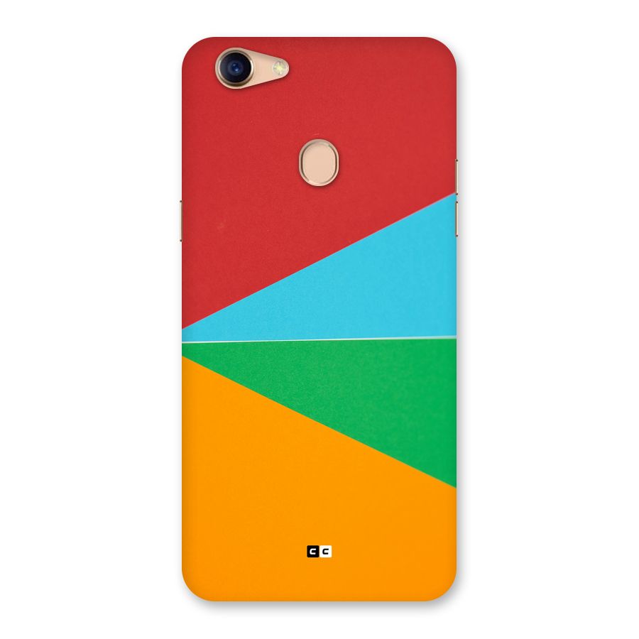 Summer Abstract Back Case for Oppo F5