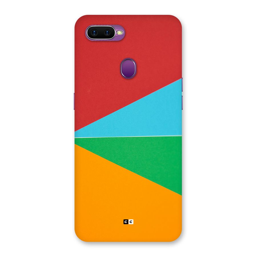 Summer Abstract Back Case for Oppo F9