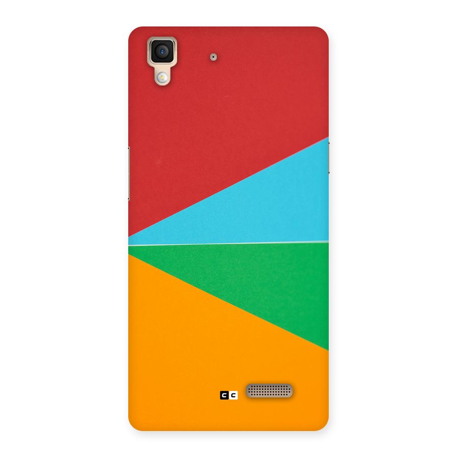 Summer Abstract Back Case for Oppo R7