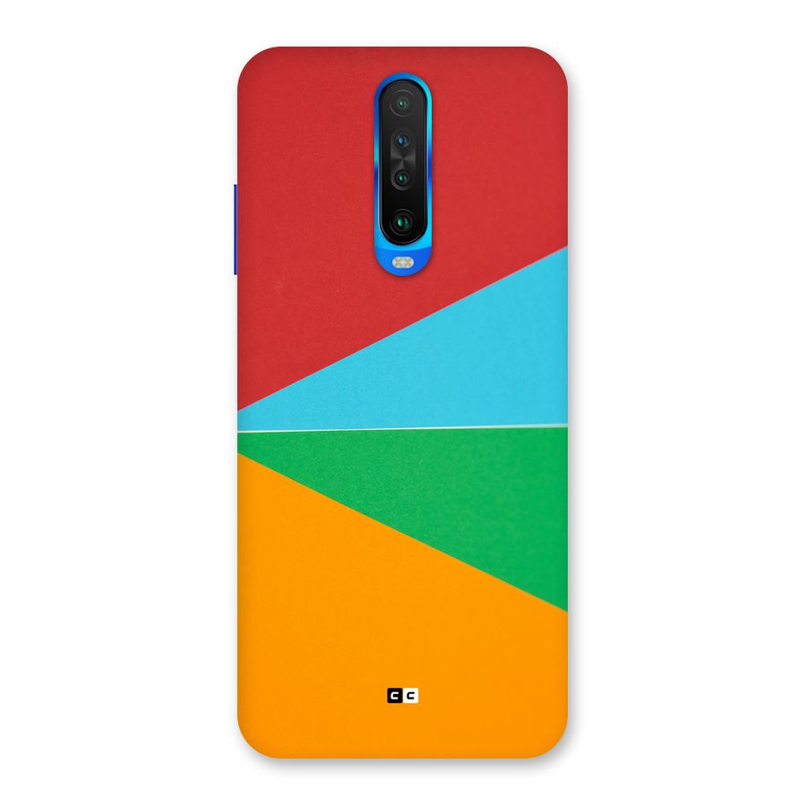 Summer Abstract Back Case for Poco X2