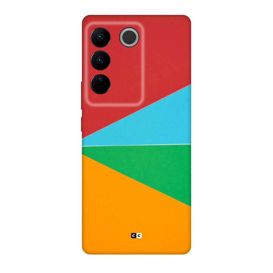 Summer Abstract Back Case for Vivo V27