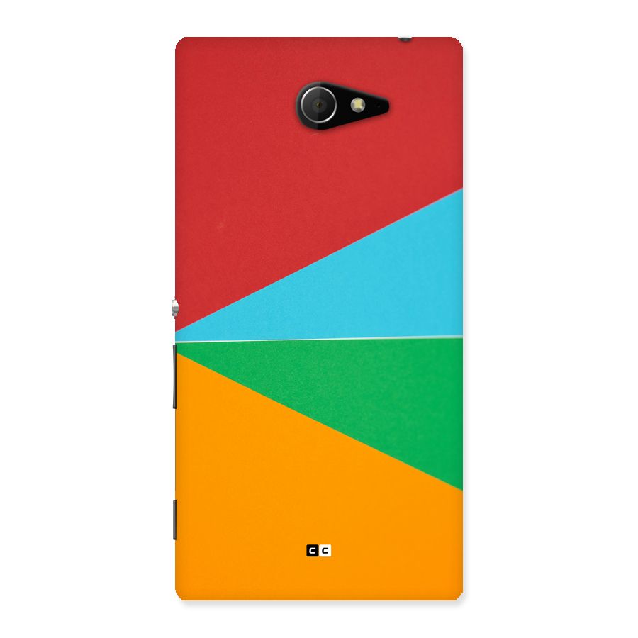 Summer Abstract Back Case for Xperia M2