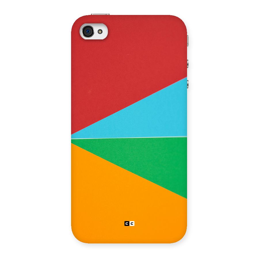 Summer Abstract Back Case for iPhone 4 4s