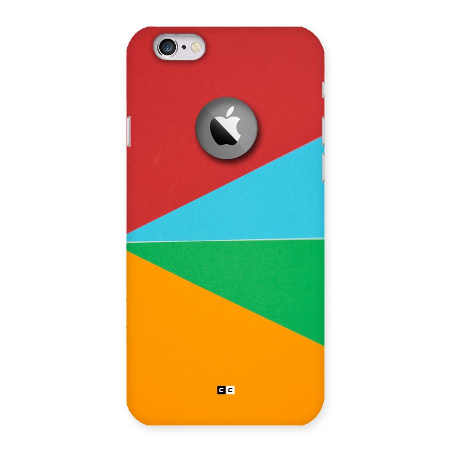 Summer Abstract Back Case for iPhone 6 Logo Cut