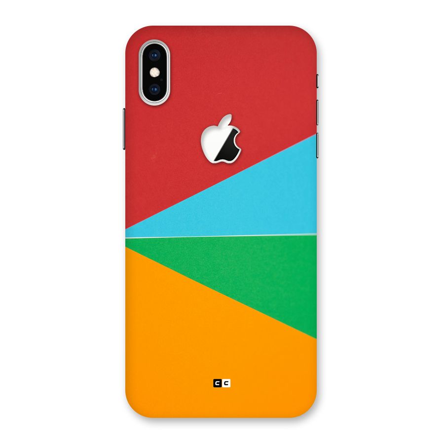 Summer Abstract Back Case for iPhone XS Max Apple Cut