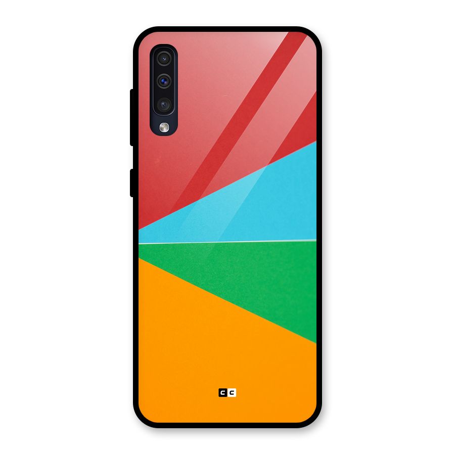 Summer Abstract Glass Back Case for Galaxy A50