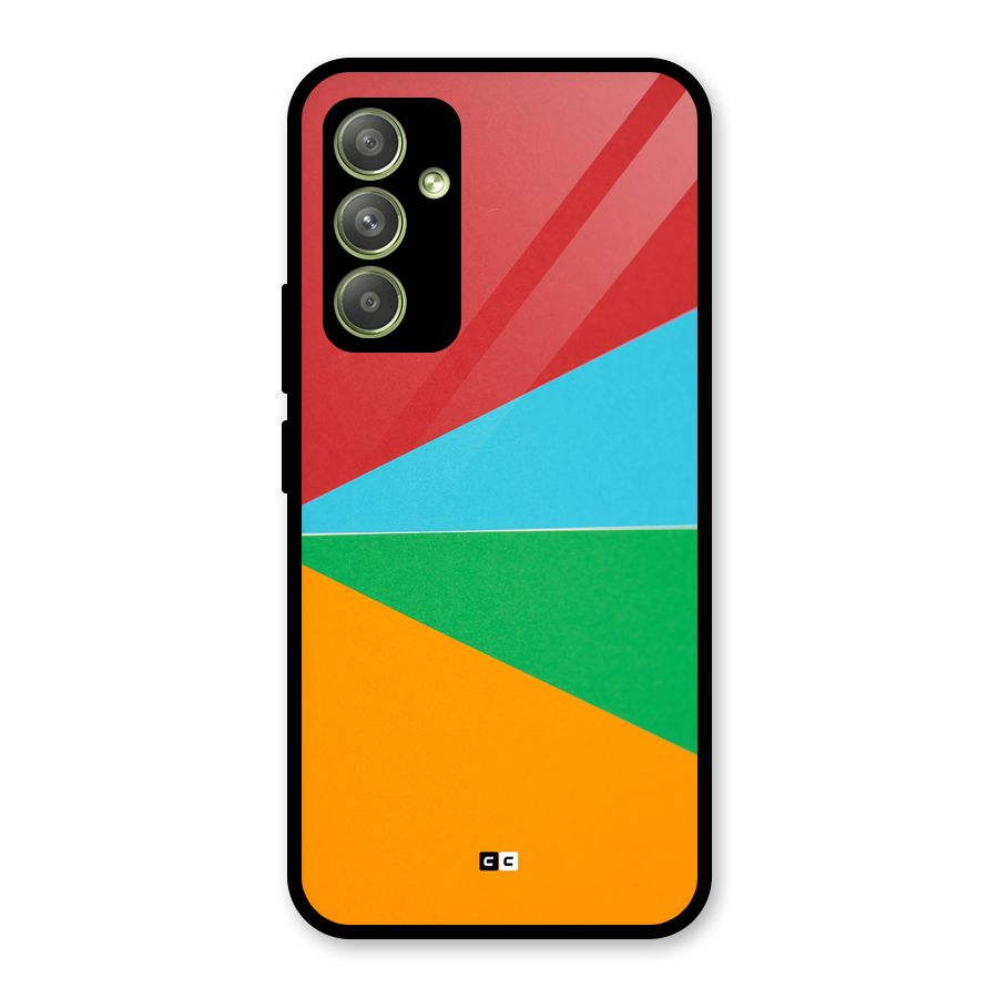 Summer Abstract Glass Back Case for Galaxy A54