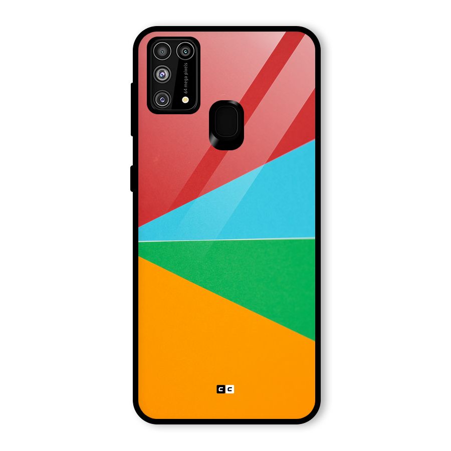 Summer Abstract Glass Back Case for Galaxy F41