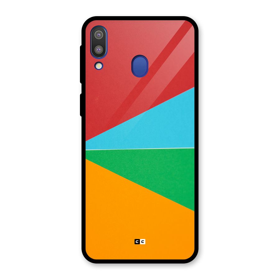 Summer Abstract Glass Back Case for Galaxy M20