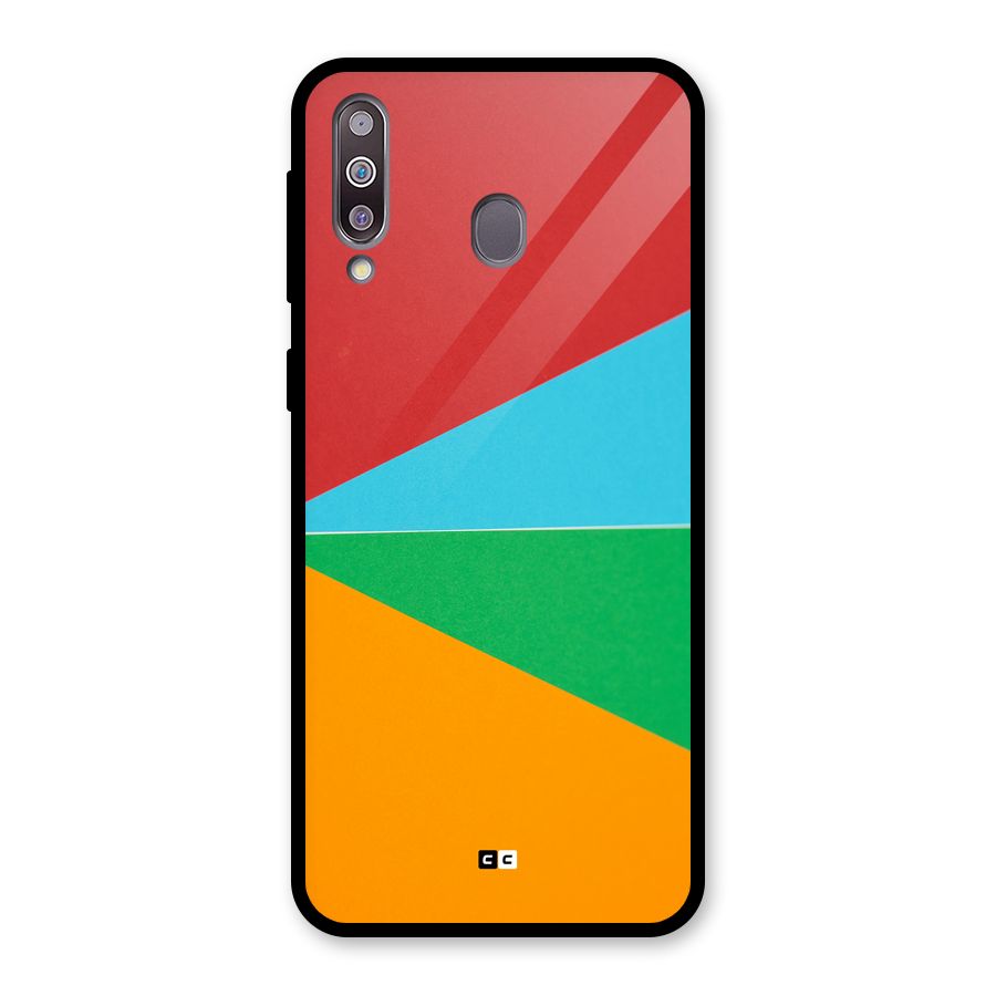 Summer Abstract Glass Back Case for Galaxy M30