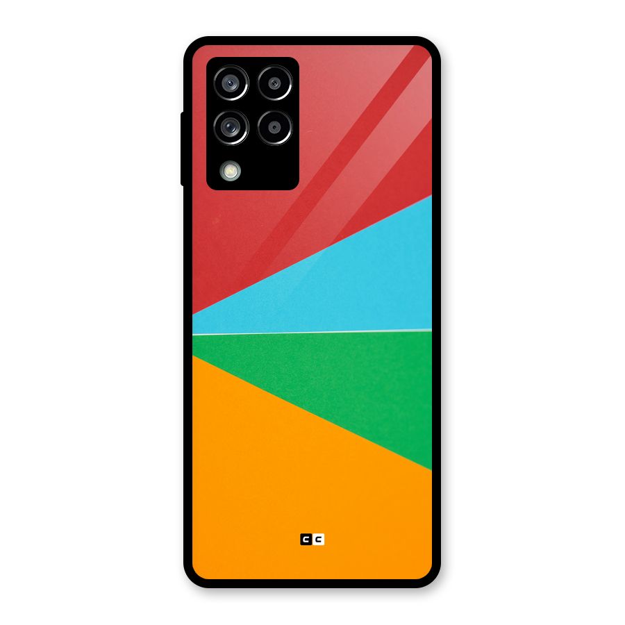 Summer Abstract Glass Back Case for Galaxy M53 5G