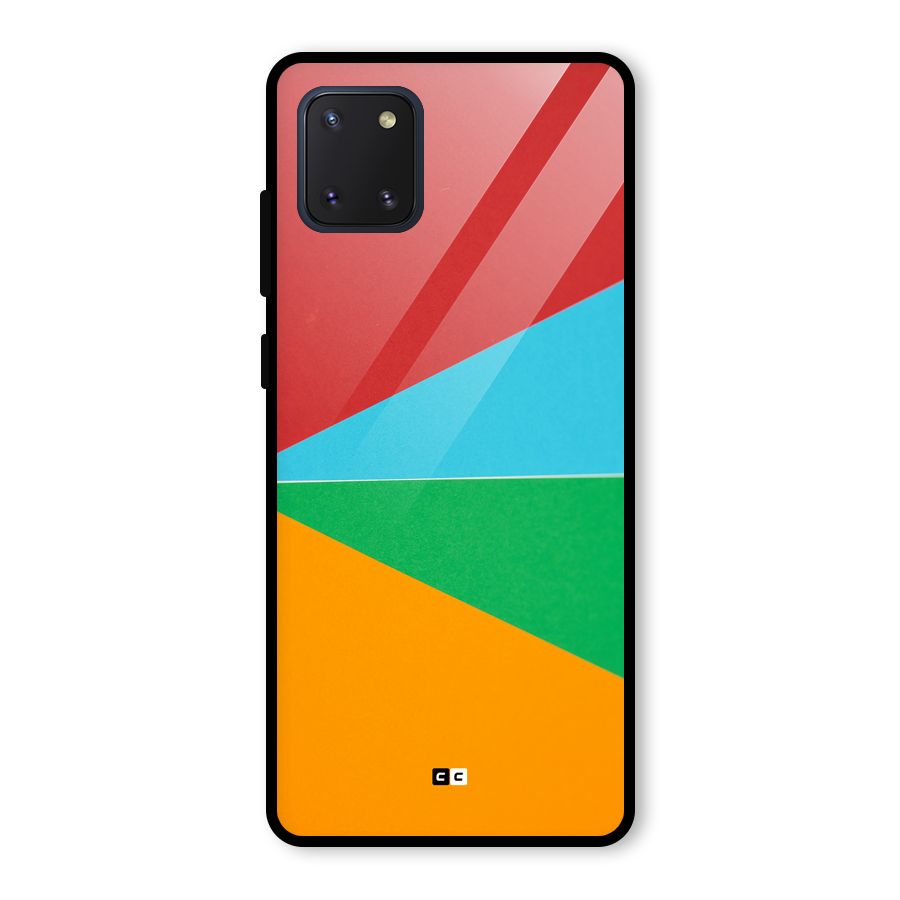 Summer Abstract Glass Back Case for Galaxy Note 10 Lite