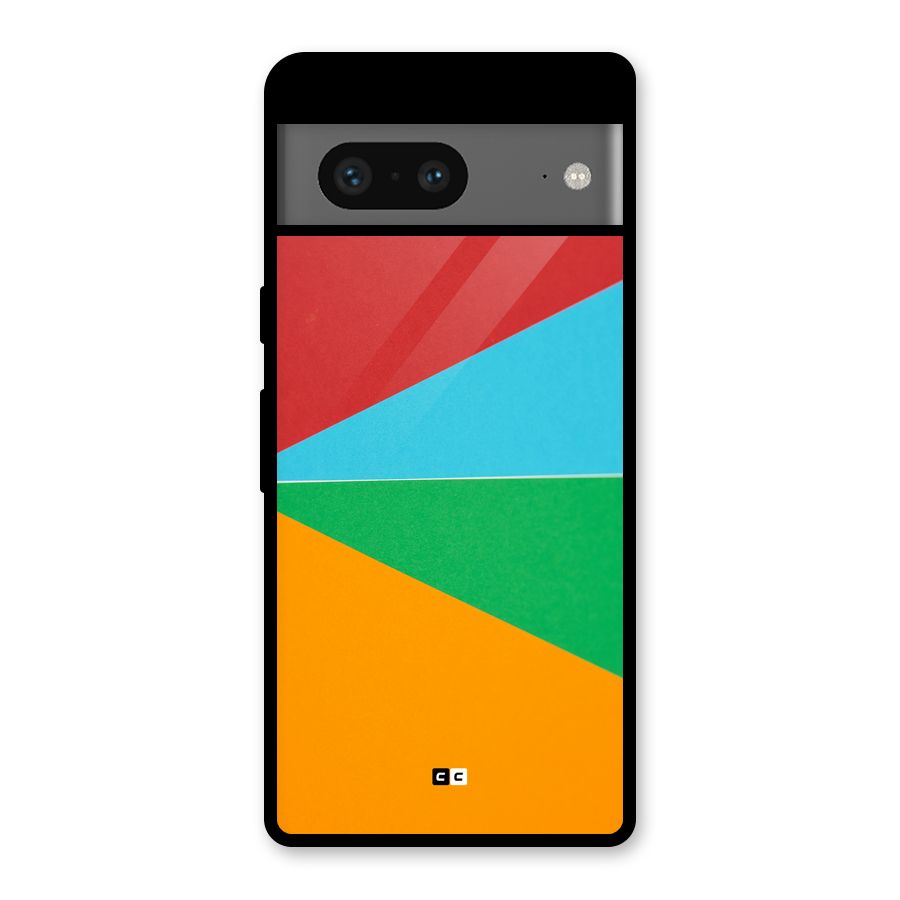Summer Abstract Glass Back Case for Google Pixel 7