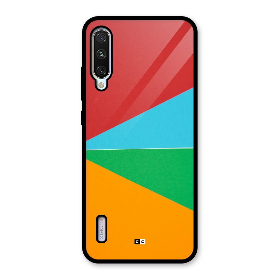 Summer Abstract Glass Back Case for Mi A3