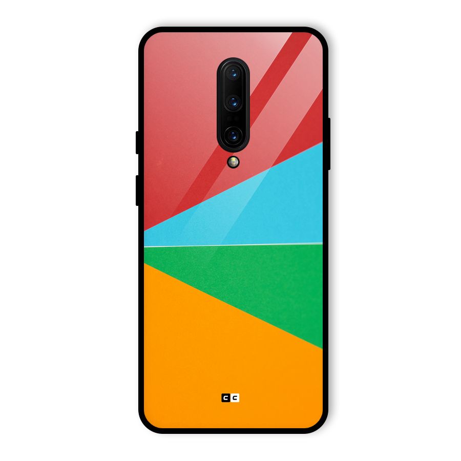 Summer Abstract Glass Back Case for OnePlus 7 Pro