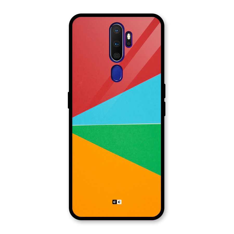 Summer Abstract Glass Back Case for Oppo A9 (2020)