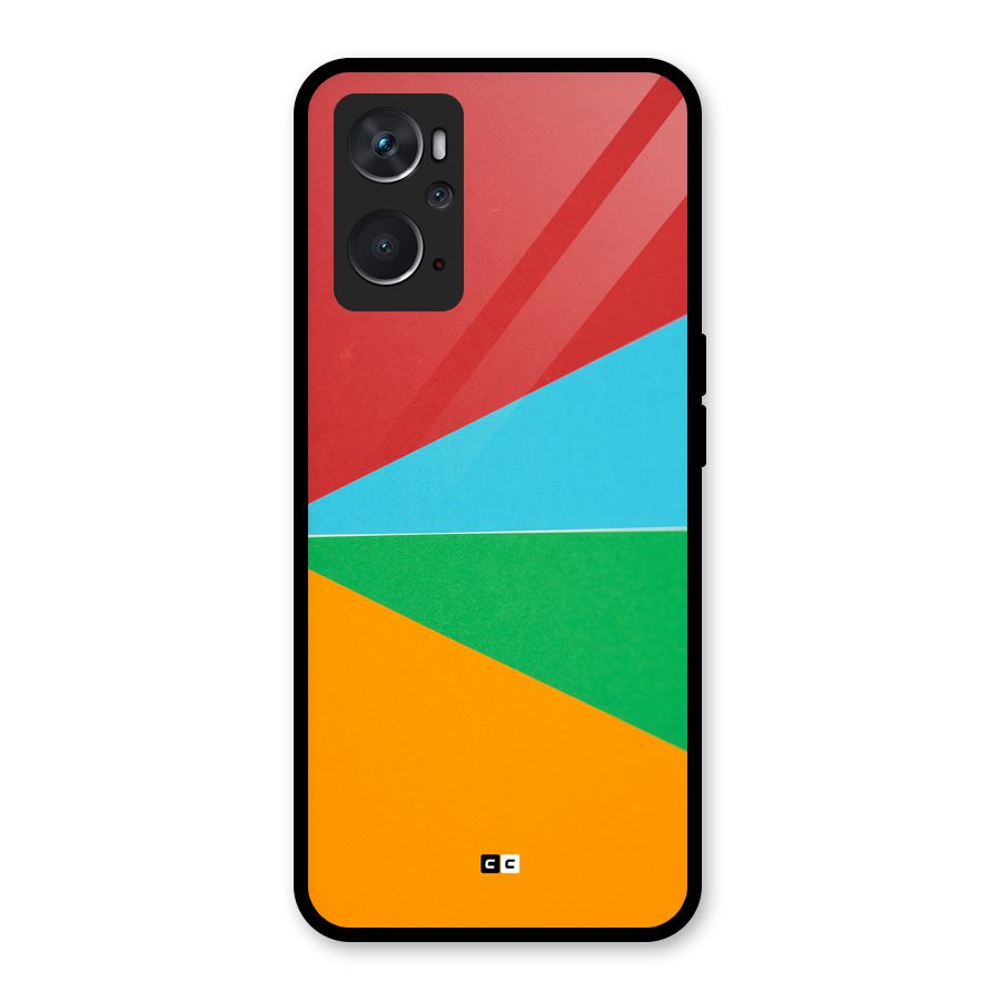 Summer Abstract Glass Back Case for Oppo K10 4G
