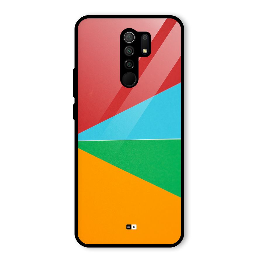 Summer Abstract Glass Back Case for Poco M2