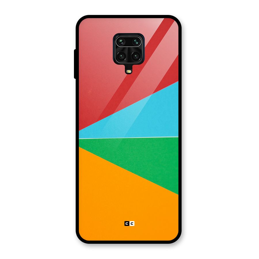 Summer Abstract Glass Back Case for Poco M2 Pro