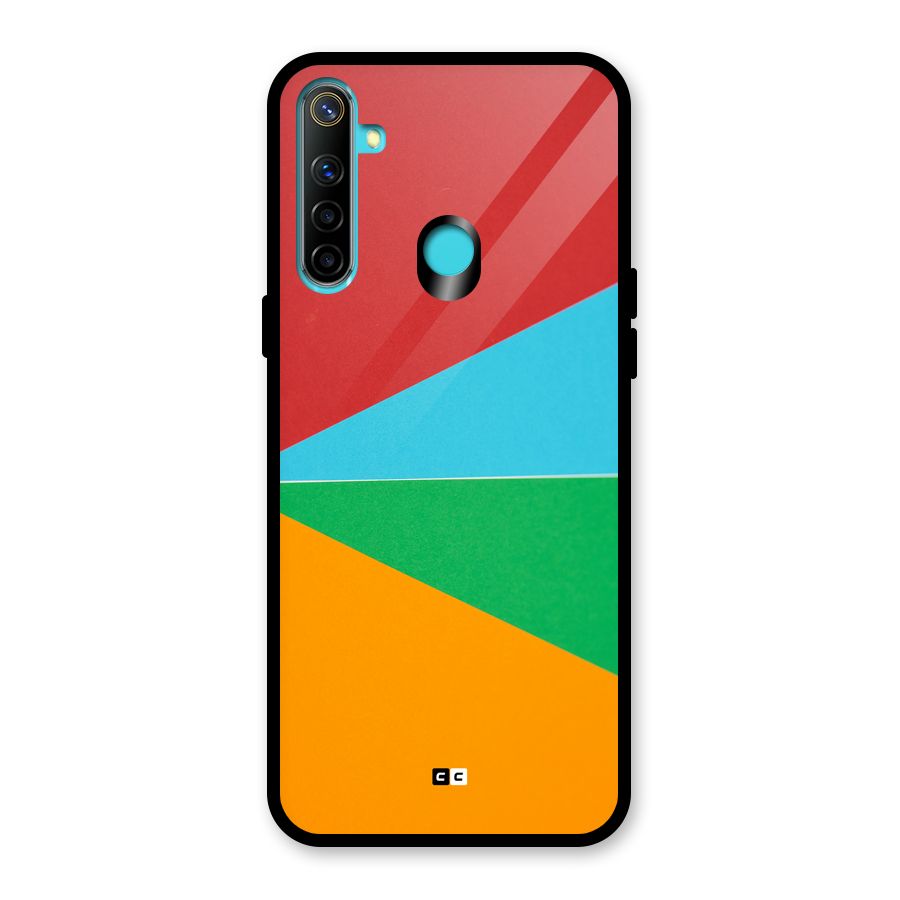 Summer Abstract Glass Back Case for Realme 5i