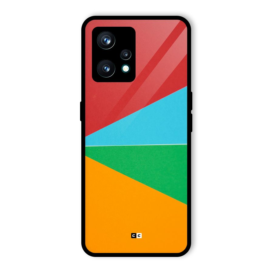 Summer Abstract Glass Back Case for Realme 9 Pro Plus 5G