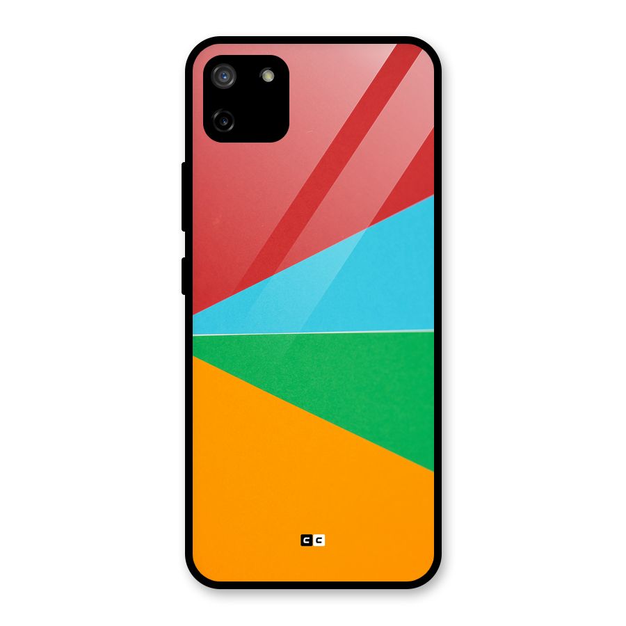 Summer Abstract Glass Back Case for Realme C11