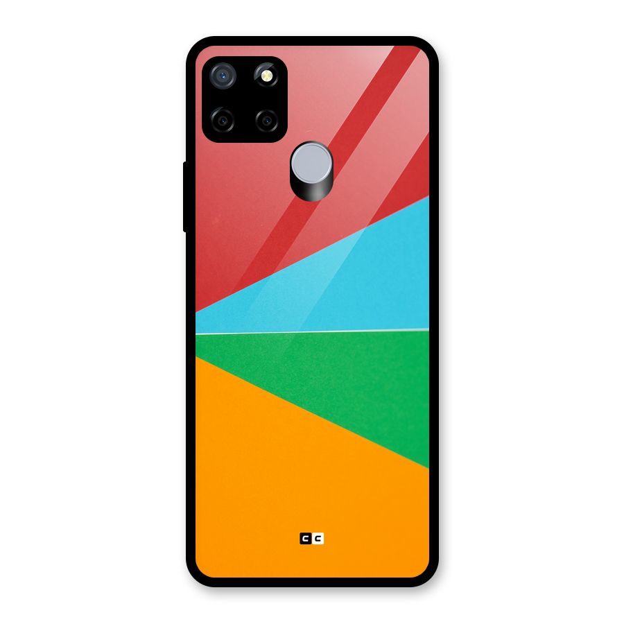 Summer Abstract Glass Back Case for Realme C12