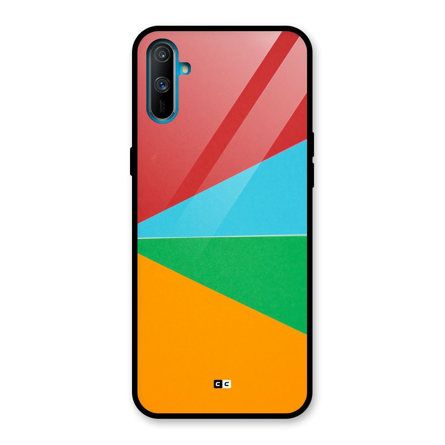 Summer Abstract Glass Back Case for Realme C3