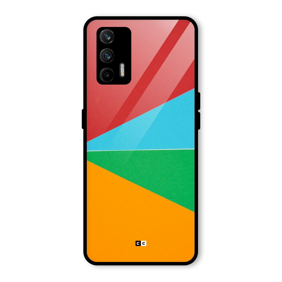 Summer Abstract Glass Back Case for Realme GT 5G