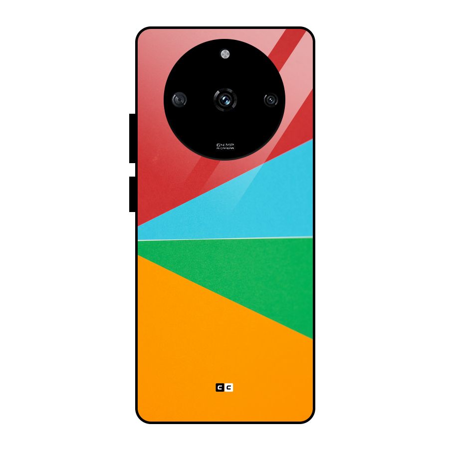 Summer Abstract Glass Back Case for Realme Narzo 60 5G