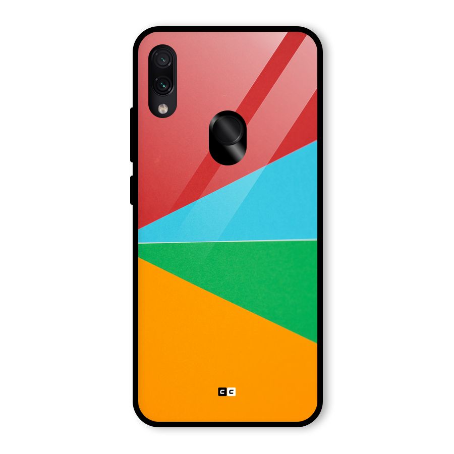Summer Abstract Glass Back Case for Redmi Note 7