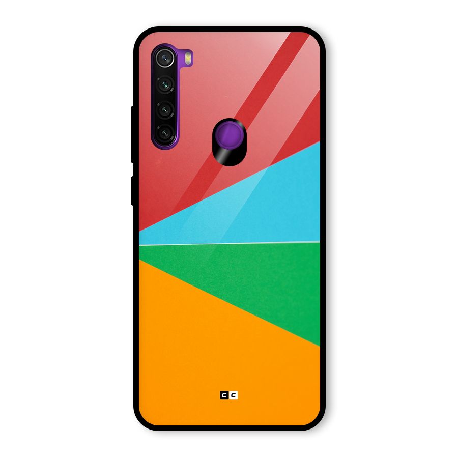 Summer Abstract Glass Back Case for Redmi Note 8