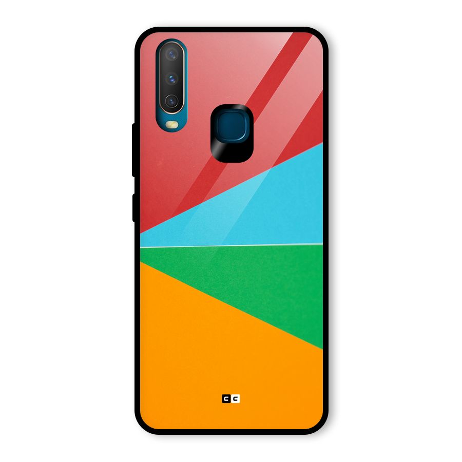 Summer Abstract Glass Back Case for Vivo U10