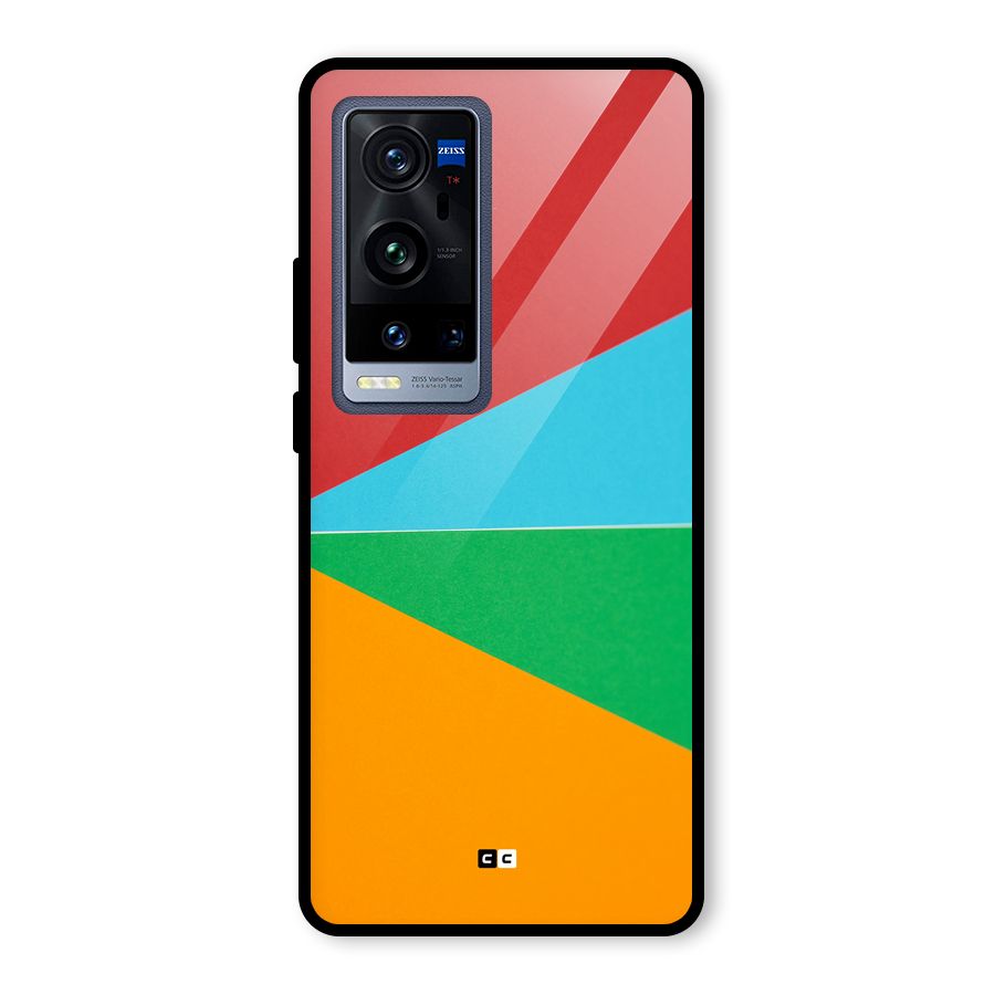 Summer Abstract Glass Back Case for Vivo X60 Pro Plus