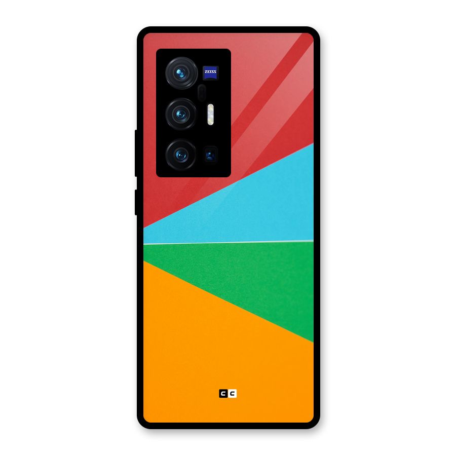 Summer Abstract Glass Back Case for Vivo X70 Pro Plus