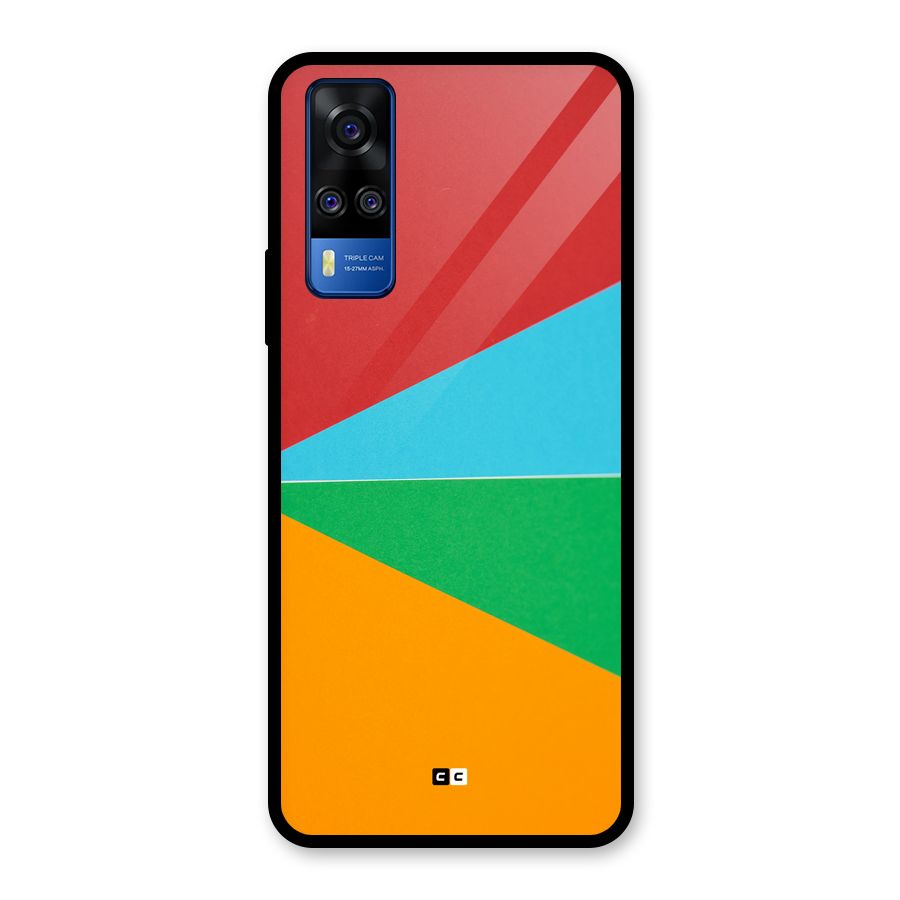 Summer Abstract Glass Back Case for Vivo Y31
