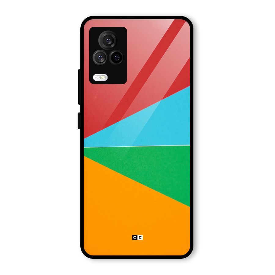 Summer Abstract Glass Back Case for Vivo iQOO 7 Legend 5G