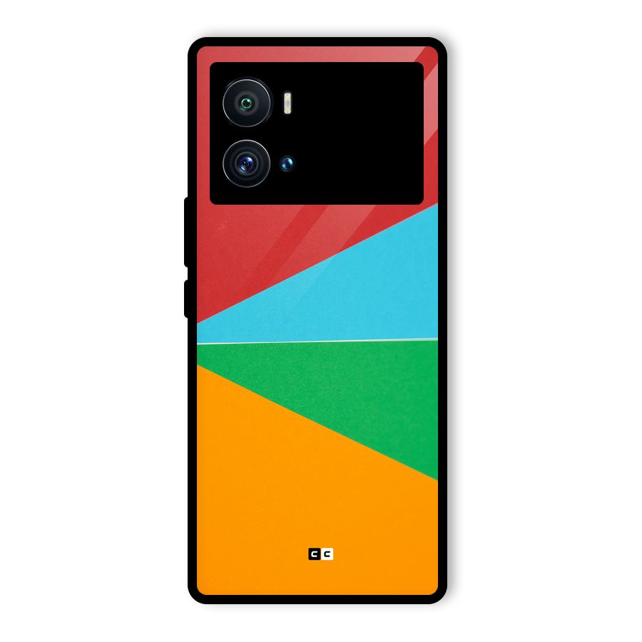 Summer Abstract Glass Back Case for Vivo iQOO 9 Pro