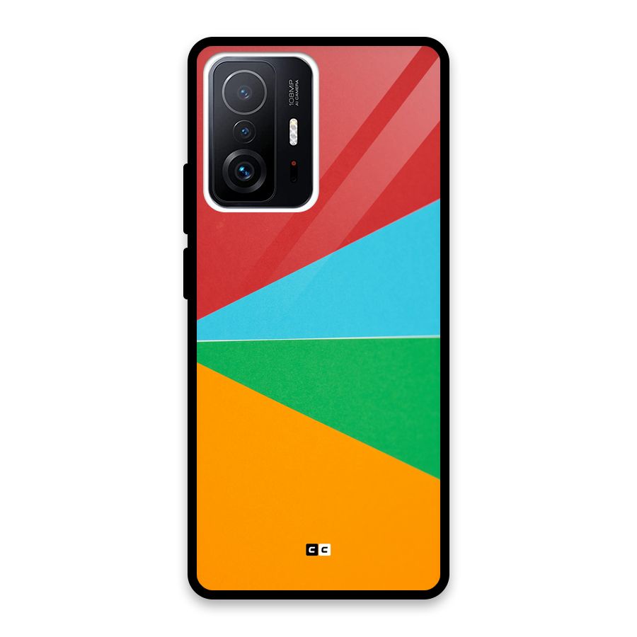Summer Abstract Glass Back Case for Xiaomi 11T Pro