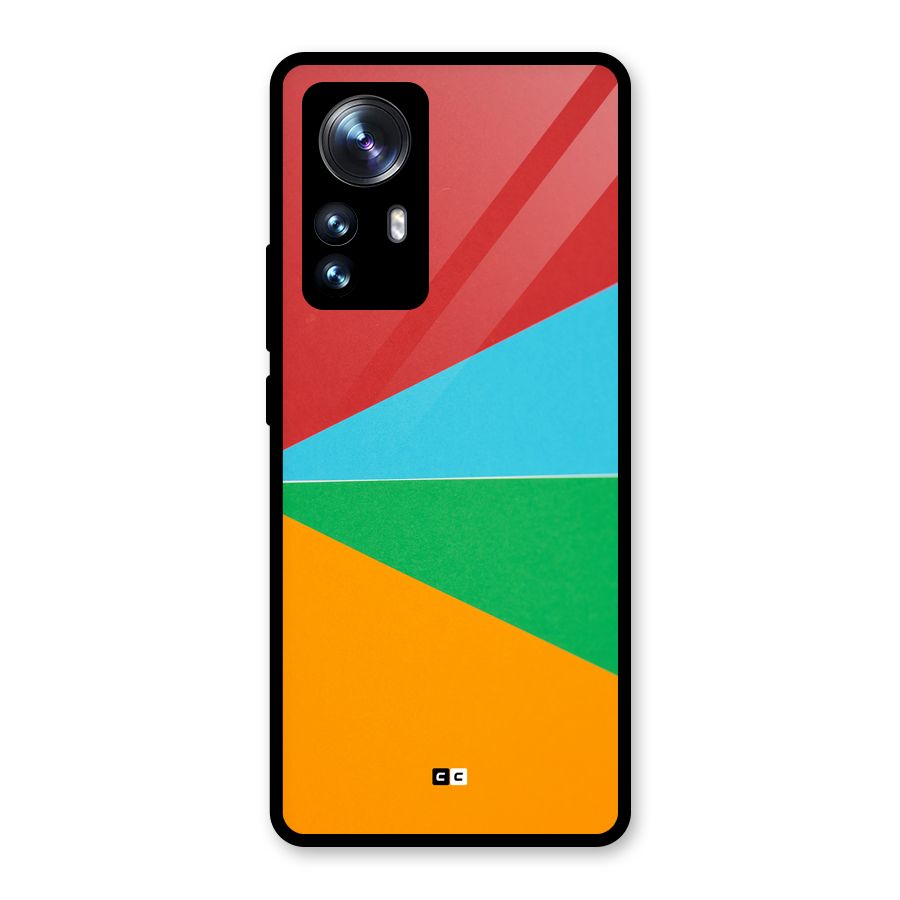 Summer Abstract Glass Back Case for Xiaomi 12 Pro