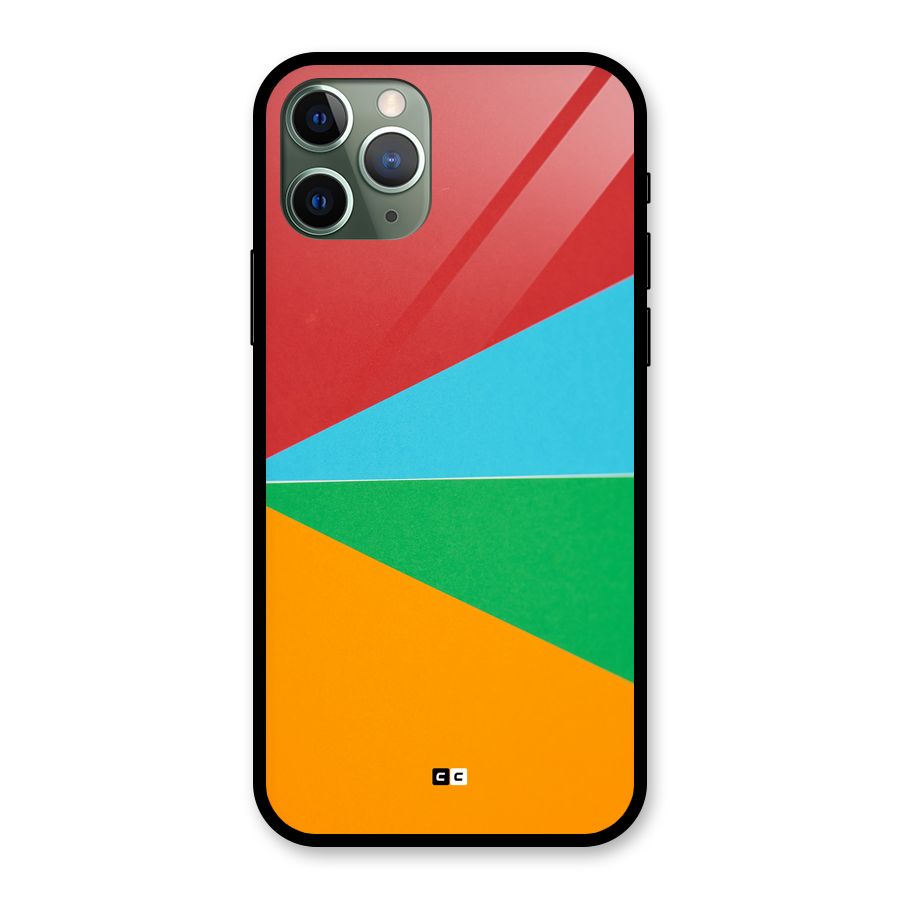 Summer Abstract Glass Back Case for iPhone 11 Pro
