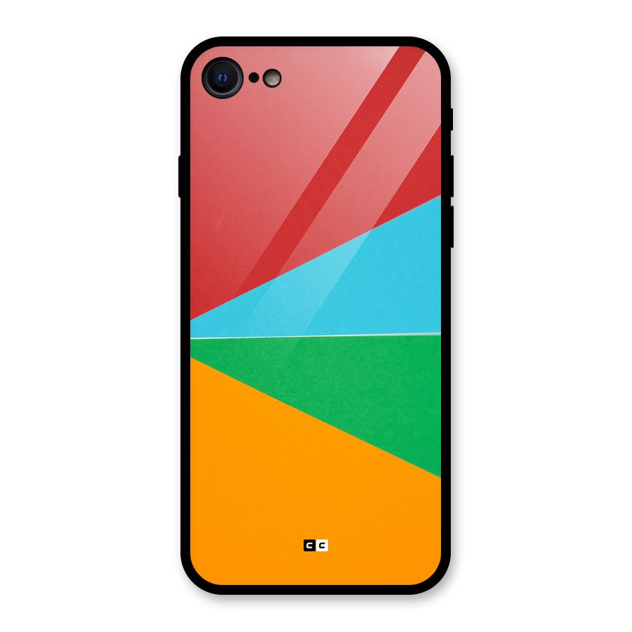 Summer Abstract Glass Back Case for iPhone 7