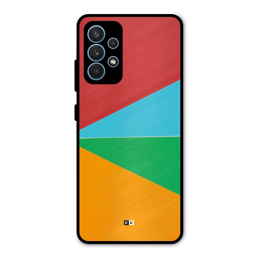 Summer Abstract Metal Back Case for Galaxy A32