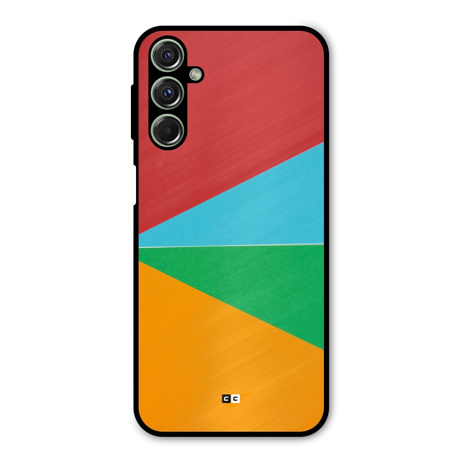 Summer Abstract Metal Back Case for Galaxy M34