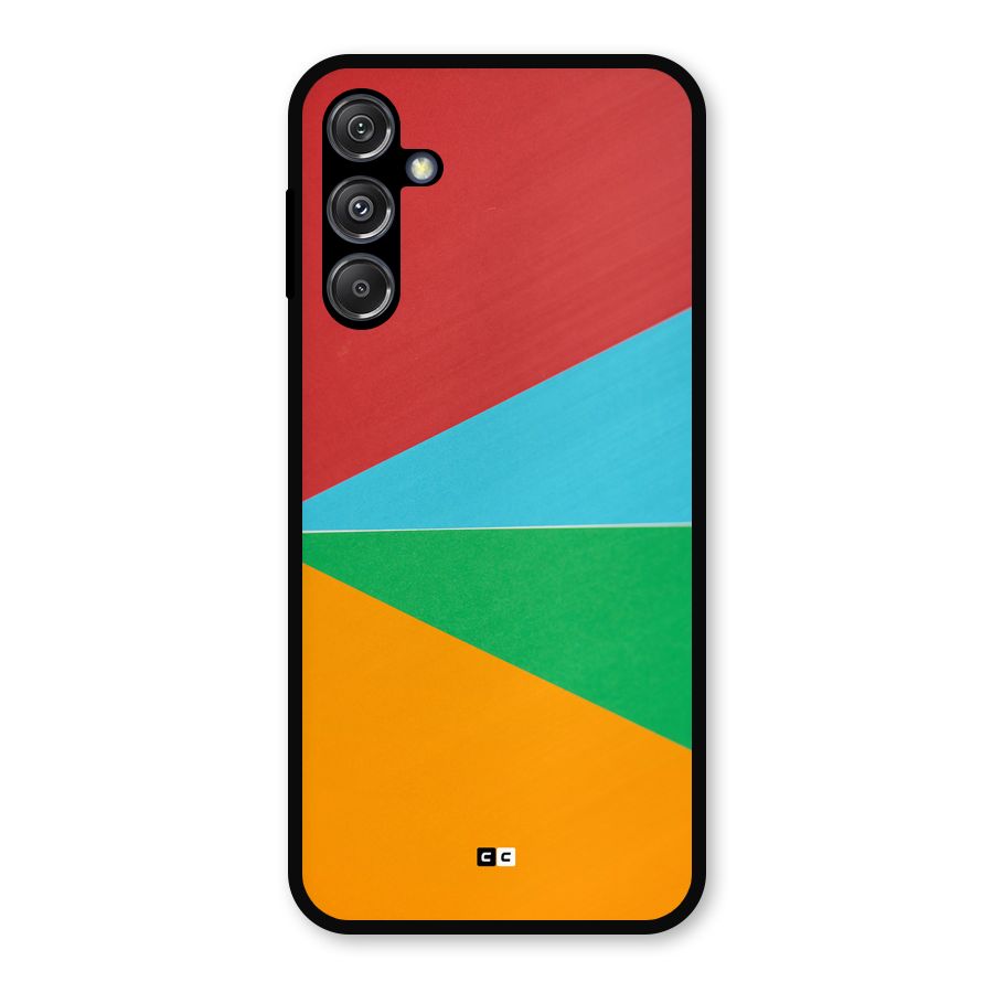 Summer Abstract Metal Back Case for Galaxy M34 5G