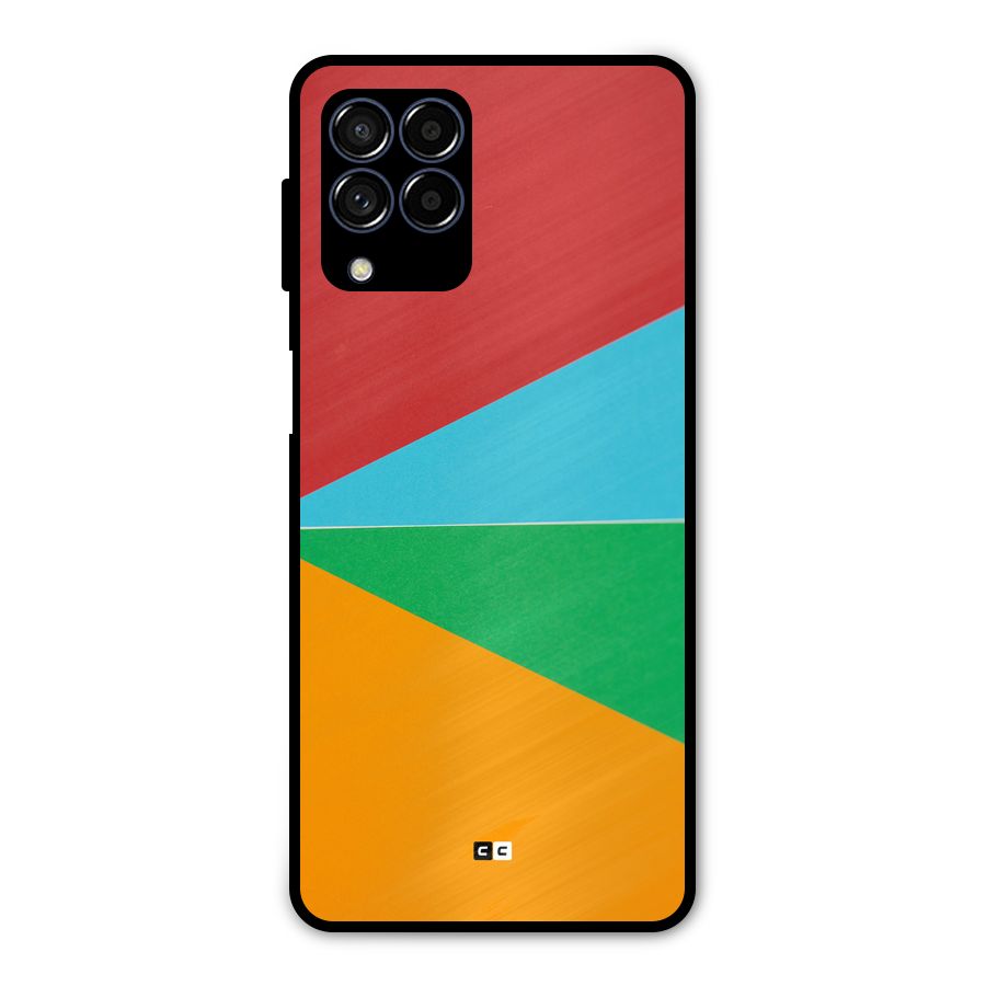 Summer Abstract Metal Back Case for Galaxy M53 5G
