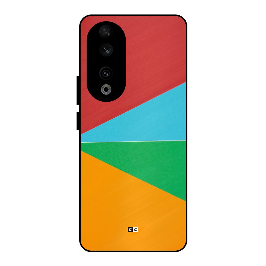 Summer Abstract Metal Back Case for Honor 90